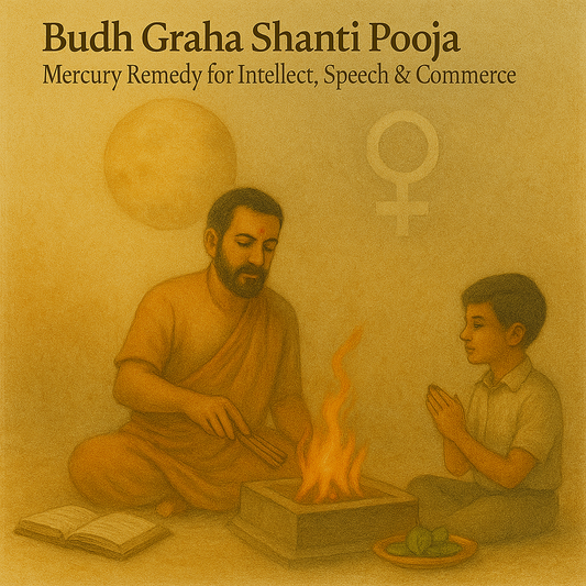 Budh Graha Shanti Pooja – Mercury Remedy for Intellect, Speech & Commerce